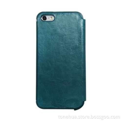 Leather Cases for iPhone 5 with Window Opened Special Design, Adopt PC Material